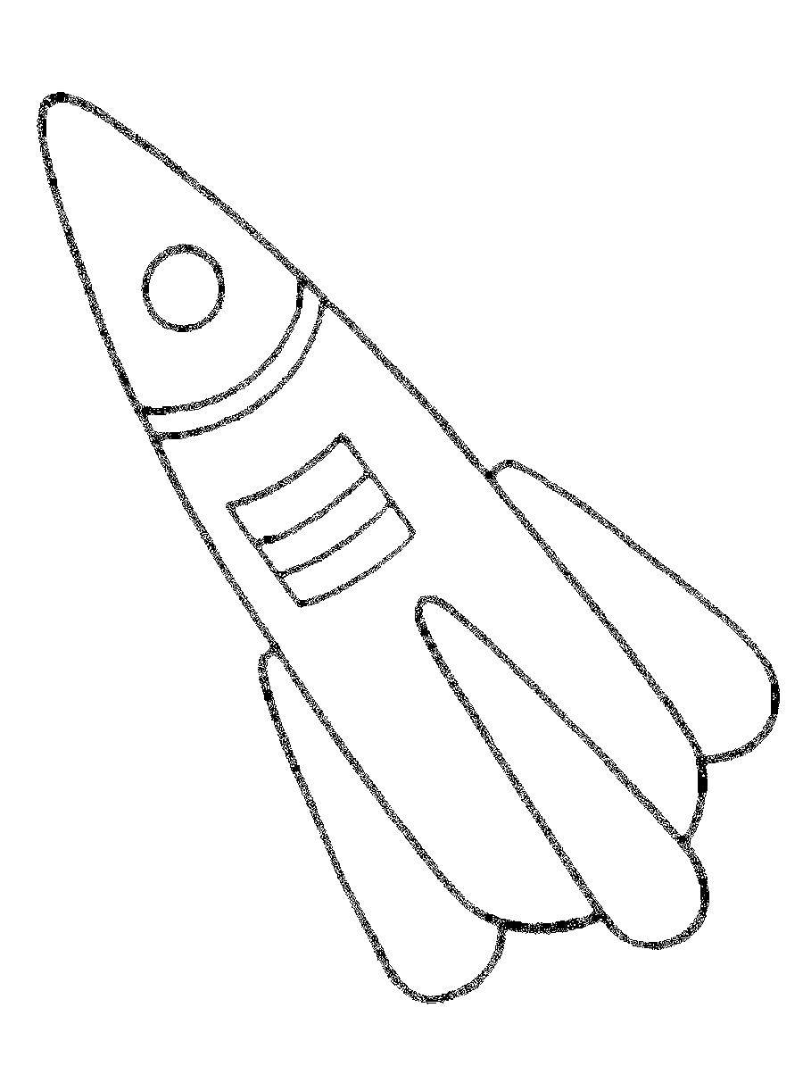 Coloring Rocket. Category spaceships. Tags:  Rocket.