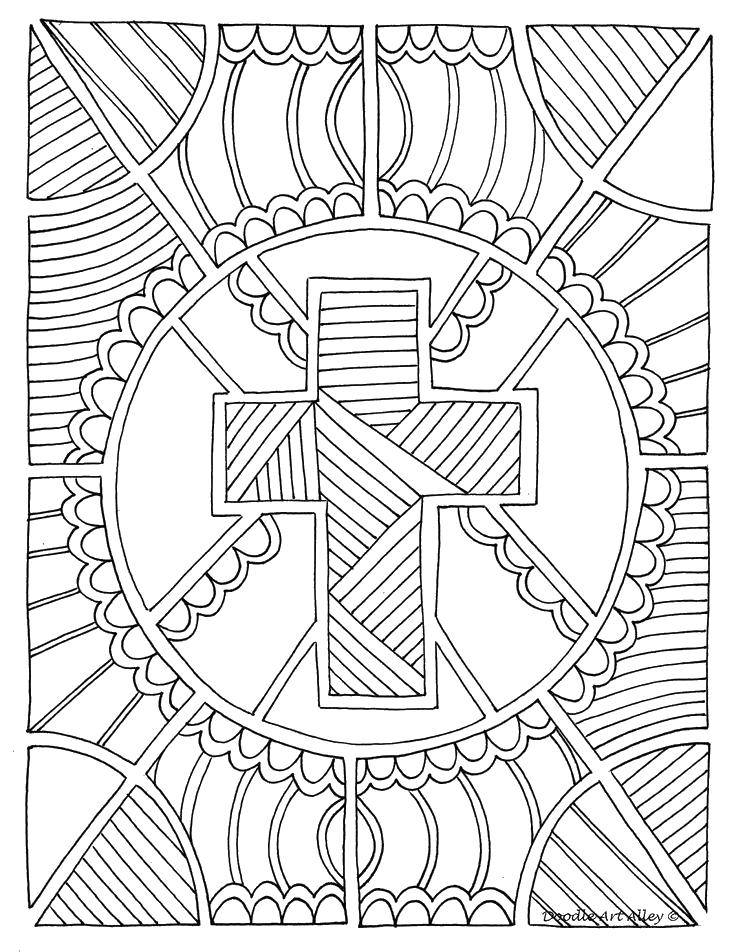 Coloring Patterns and the cross.. Category coloring pages cross. Tags:  Cross.