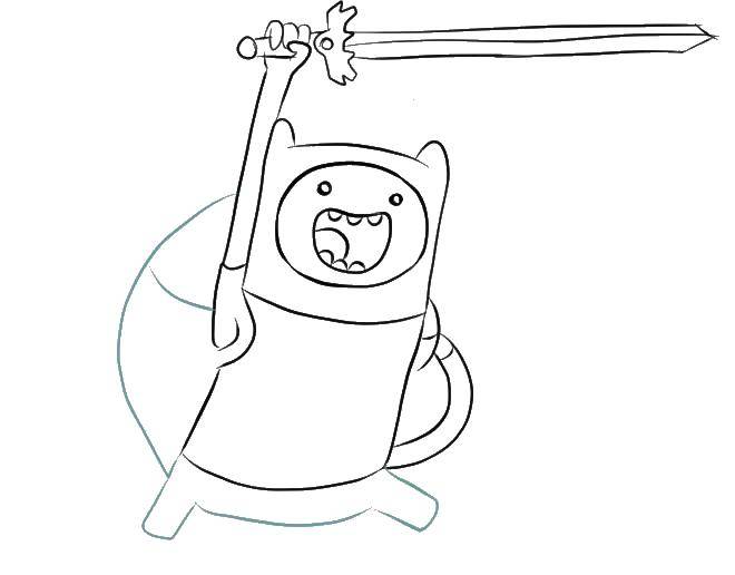Coloring Humorist Jake. Category adventure time. Tags:  The character from the cartoon, Adventure Time.