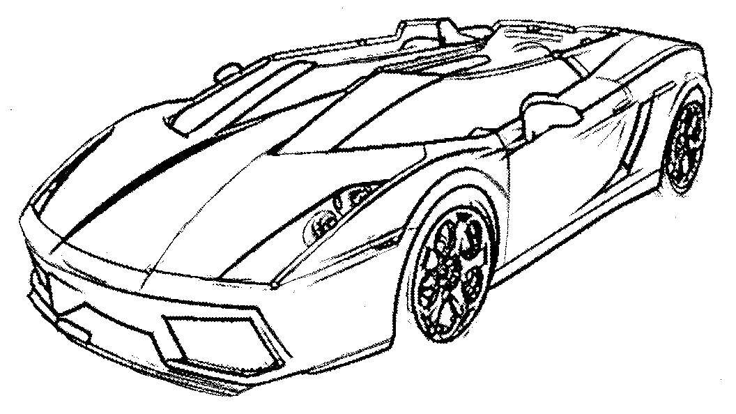 Coloring Sports car. Category Sports. Tags:  sports, sports car, sports car.