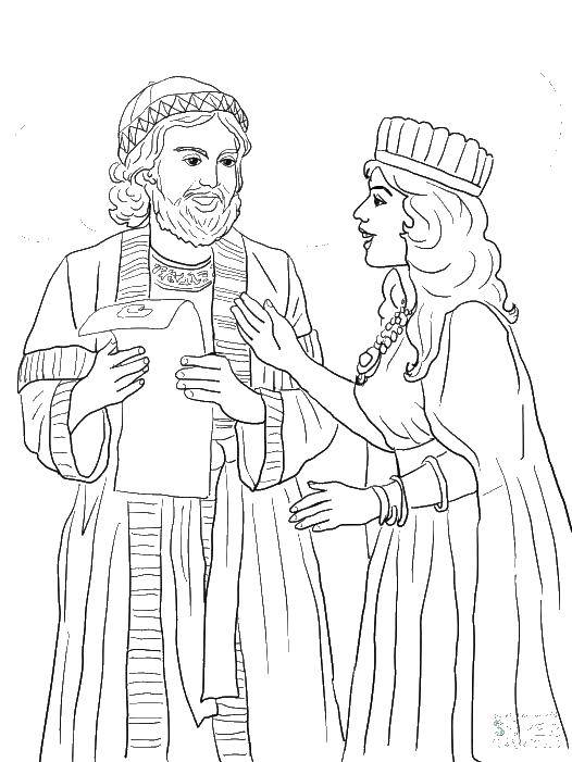 Coloring The king and Queen. Category The Queen. Tags:  the king, Queen, husband, wife.