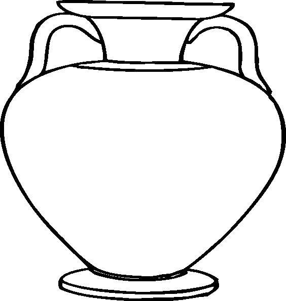 Coloring Pitcher. Category Vase. Tags:  jars, vases.