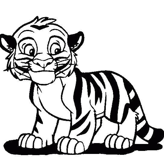 Coloring Disney tiger. Category Disney cartoons. Tags:  Disney, tiger.