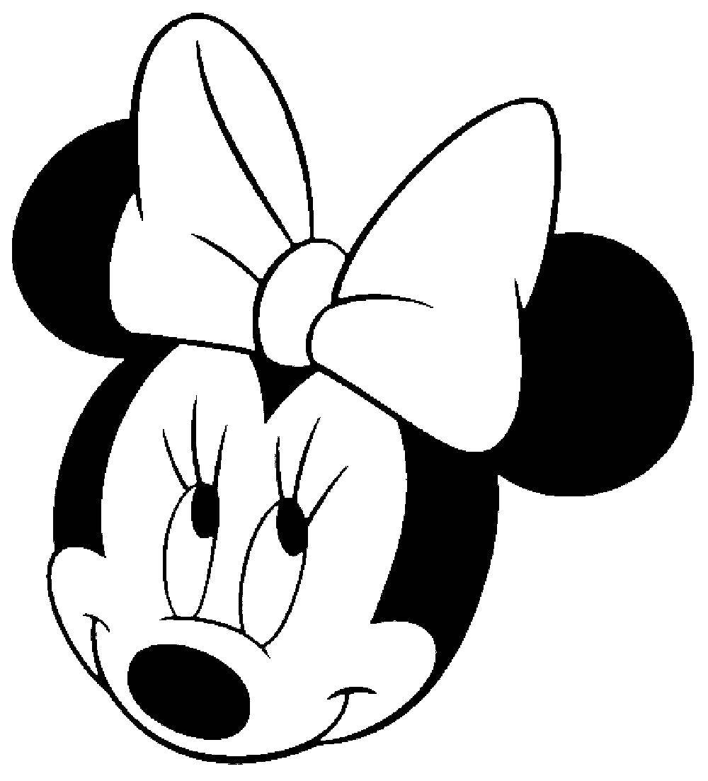 Coloring Head Minnie mouse. Category Mickey mouse. Tags:  Minnie, Mickymaus.