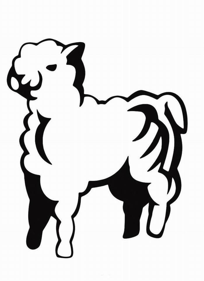 Coloring Figure lamb. Category Pets allowed. Tags:  RAM.