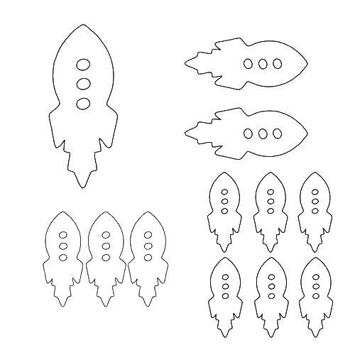 Coloring Count the missiles. Category Coloring pages. Tags:  rockets, stars.