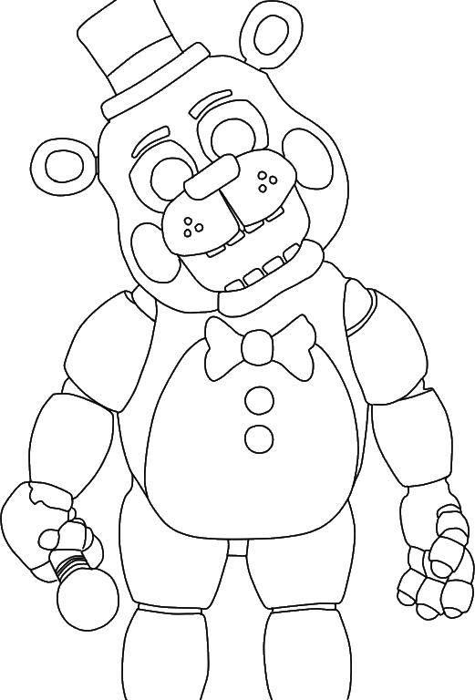 Coloring 5 nights with Freddy. Category games. Tags:  games, five nights with Freddie.