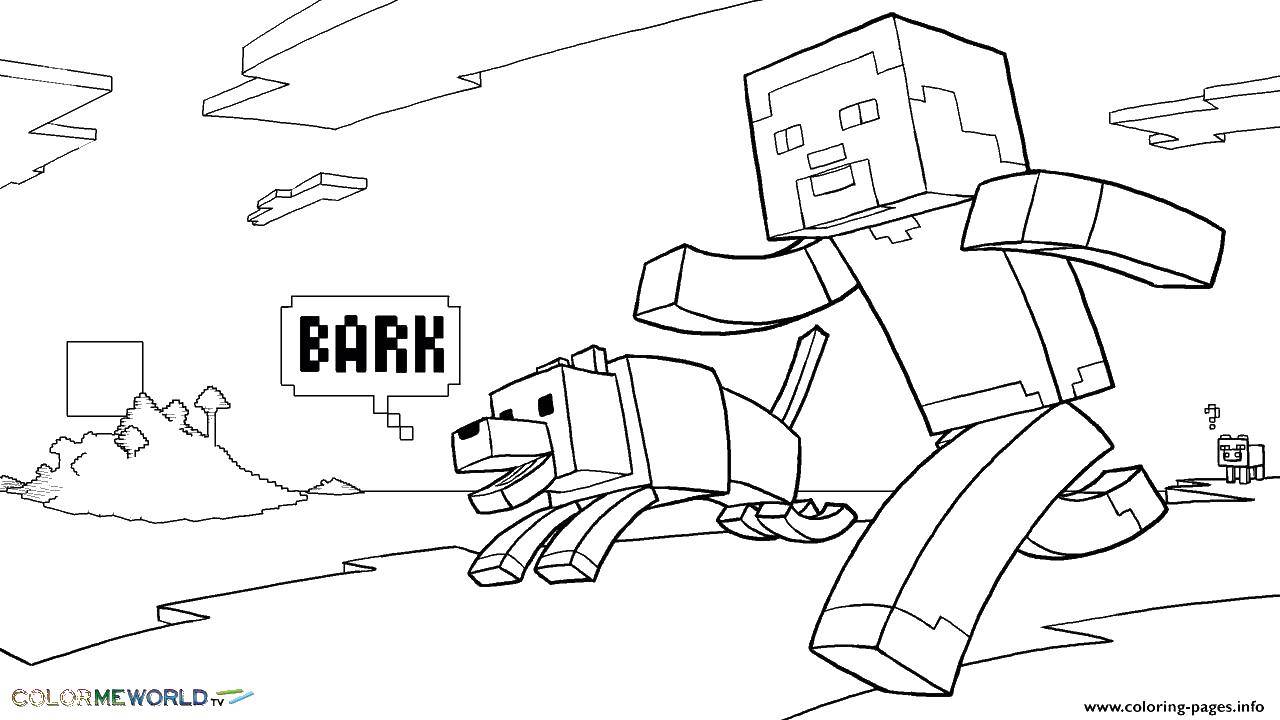 Coloring Bark!. Category minecraft. Tags:  Games, Minecraft.