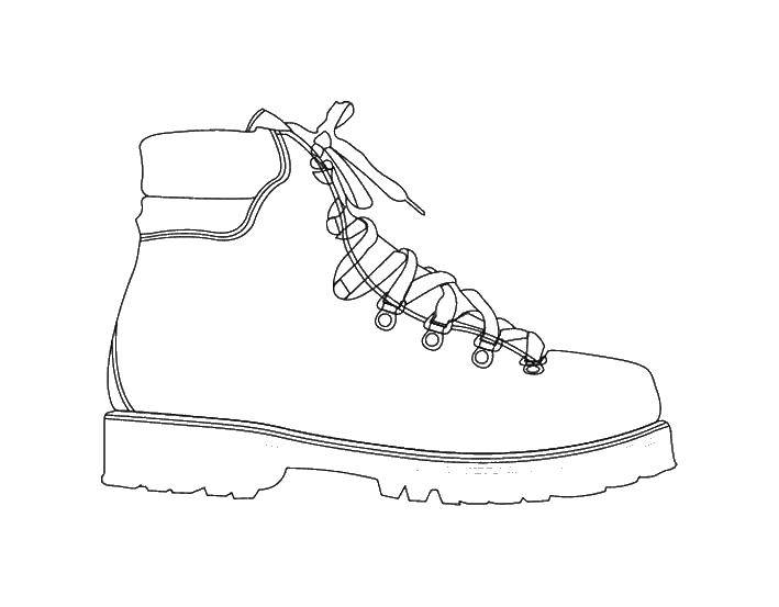 Coloring Shoes. Category clothing. Tags:  shoes.