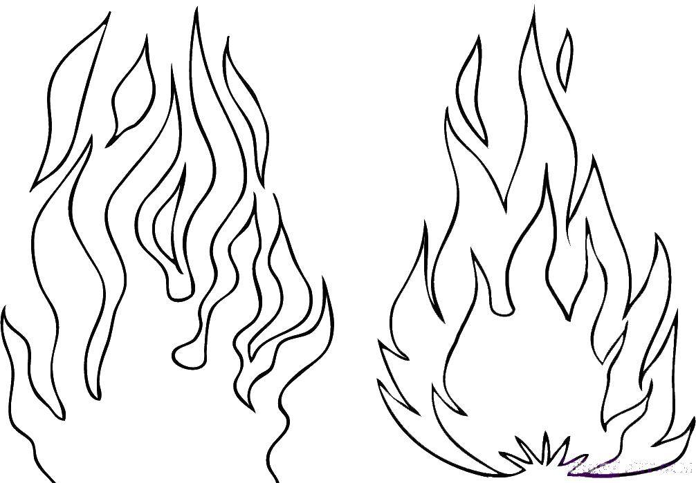 Название: Раскраска Костры. Категория: Огонь. Теги: костры, огонь, пожар.