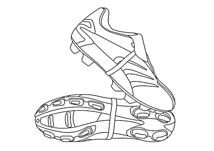 Coloring Sneakers. Category clothing. Tags:  Sneakers.