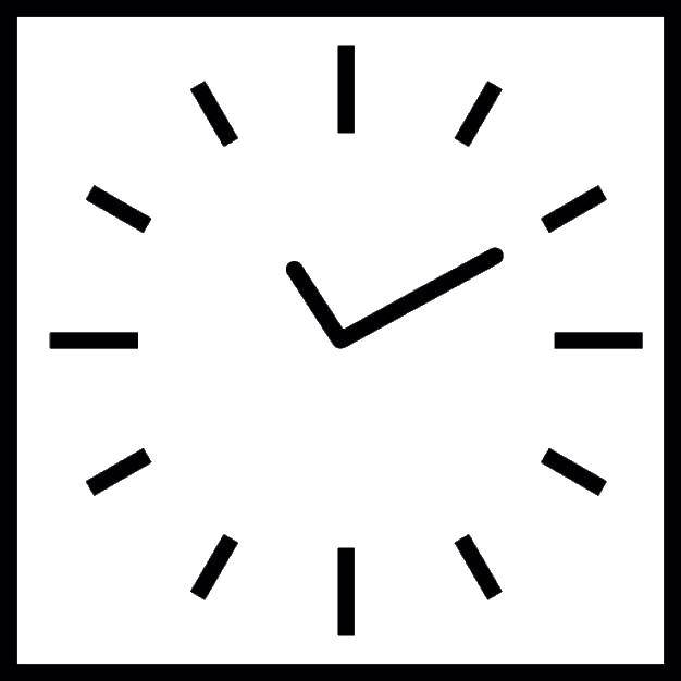 Coloring The clock to 10 minutes past eleven. Category Watch. Tags:  Watch.