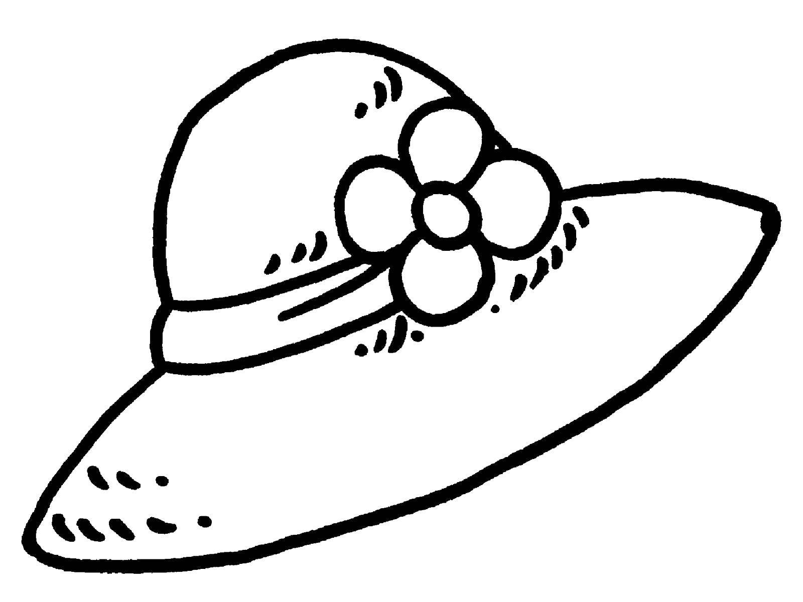 Coloring Hat. Category clothing. Tags:  The hat.