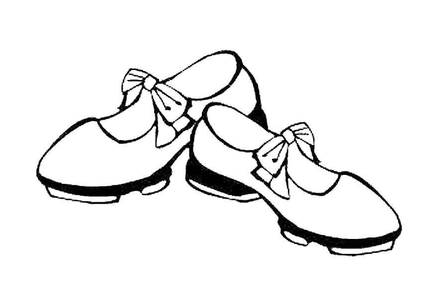 Coloring Shoes. Category clothing. Tags:  Shoes.