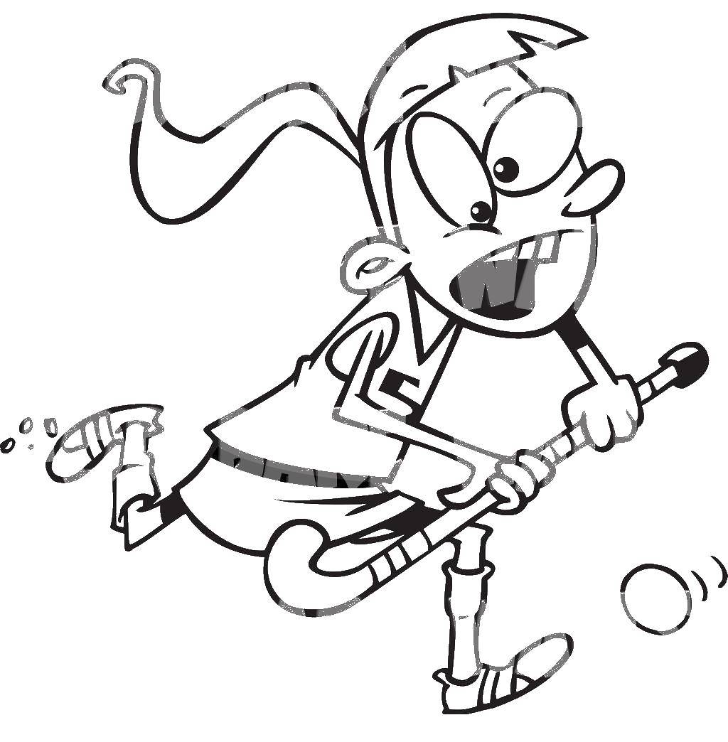 Название: Раскраска Девочка бежит за мячиком. Категория: спорт. Теги: спорт, девочка.