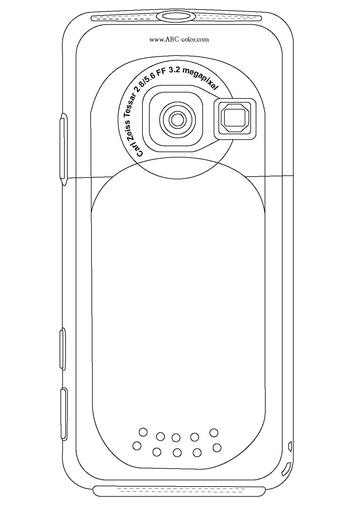 Coloring Phone cover. Category the phone. Tags:  phones.