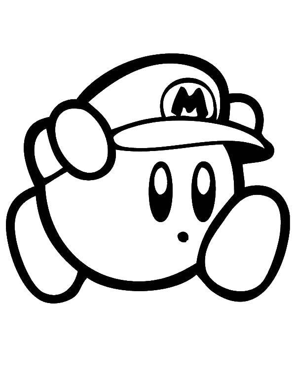 Coloring Character Mario. Category Mario. Tags:  Mario, characters, games.