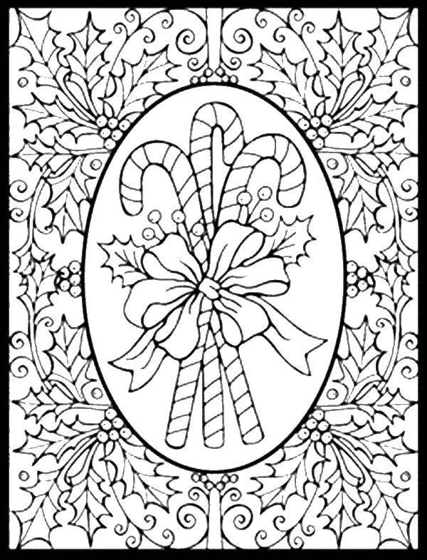 Coloring Christmas pattern. Category Christmas. Tags:  Christmas, Christmas toy, Christmas tree, gifts.