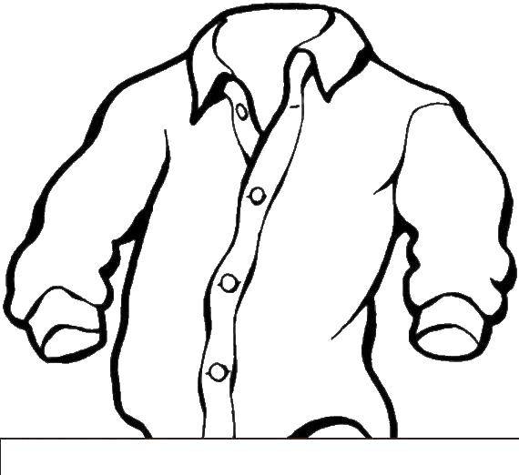 Coloring Shirt. Category clothing. Tags:  Shirt.