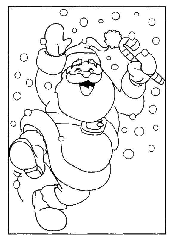 Coloring Santa Claus. Category Christmas. Tags:  Santa Claus, Christmas, new year.