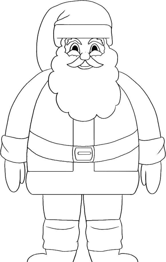 Coloring Santa Claus.. Category Christmas. Tags:  Christmas, Santa Claus.