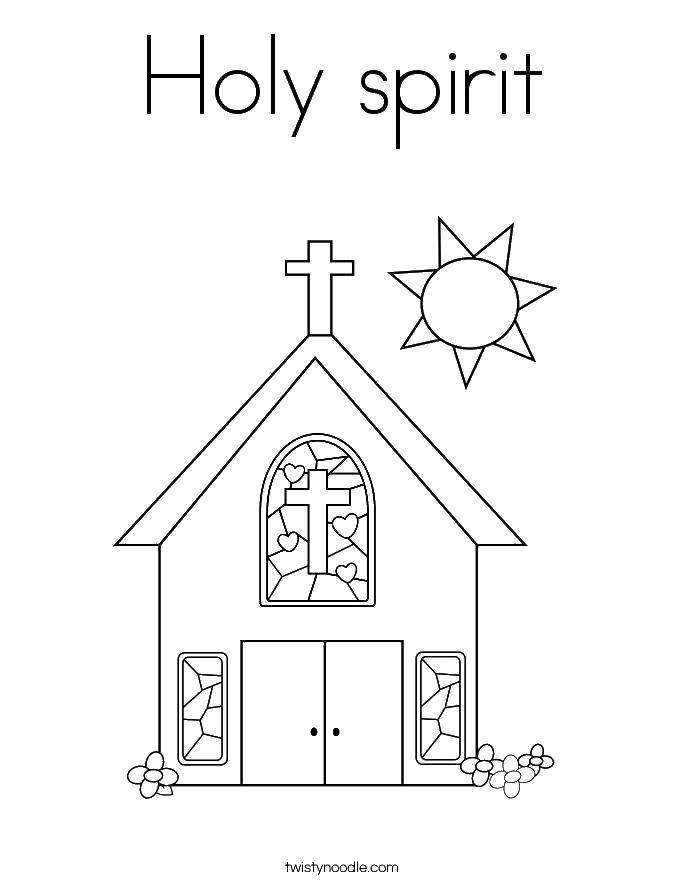 Coloring The Holy spirit. Category the Bible. Tags:  The Bible.