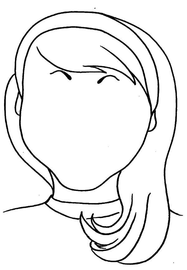 Coloring Draw a serious face. Category Face. Tags:  Face.