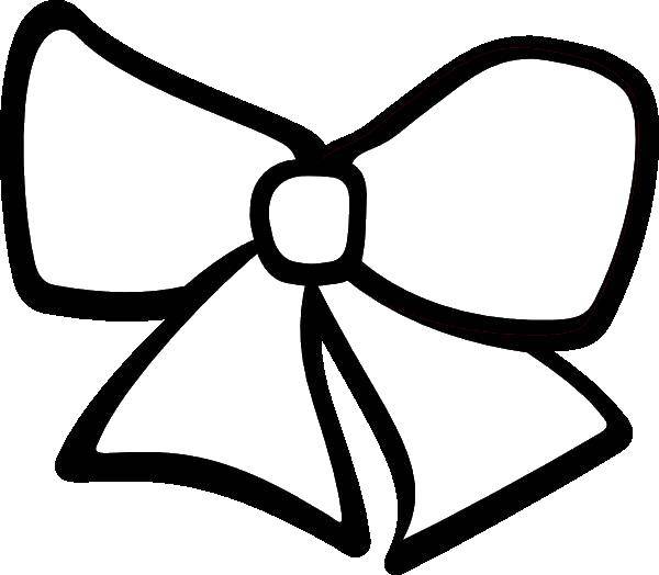 Coloring Simple bow. Category bows. Tags:  bows, bows.
