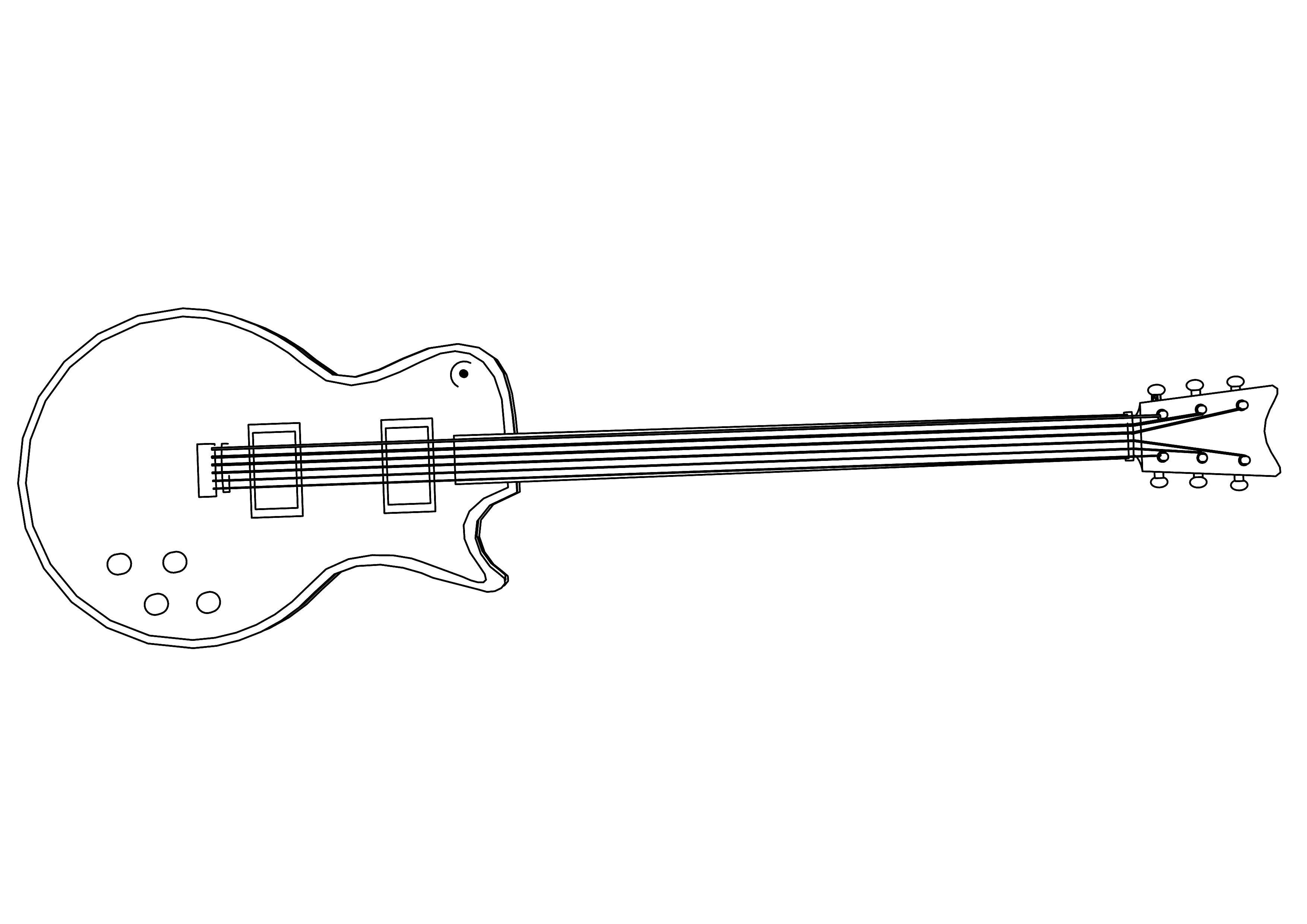 Coloring Electric guitar. Category Electric guitar. Tags:  musical instruments, guitar.