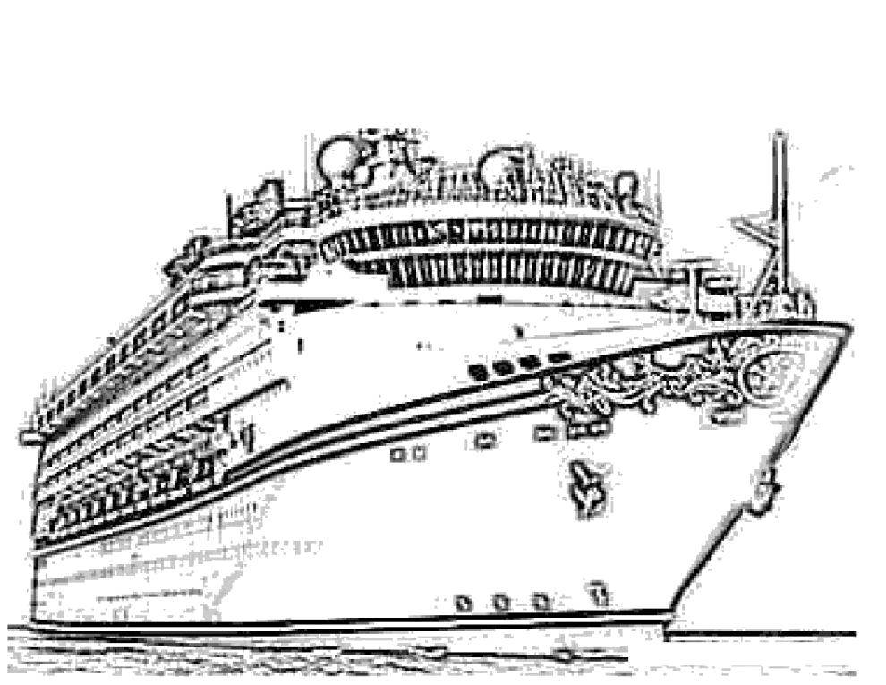 Название: Раскраска Титаник. Категория: Титаник. Теги: море, корабли, титаник.