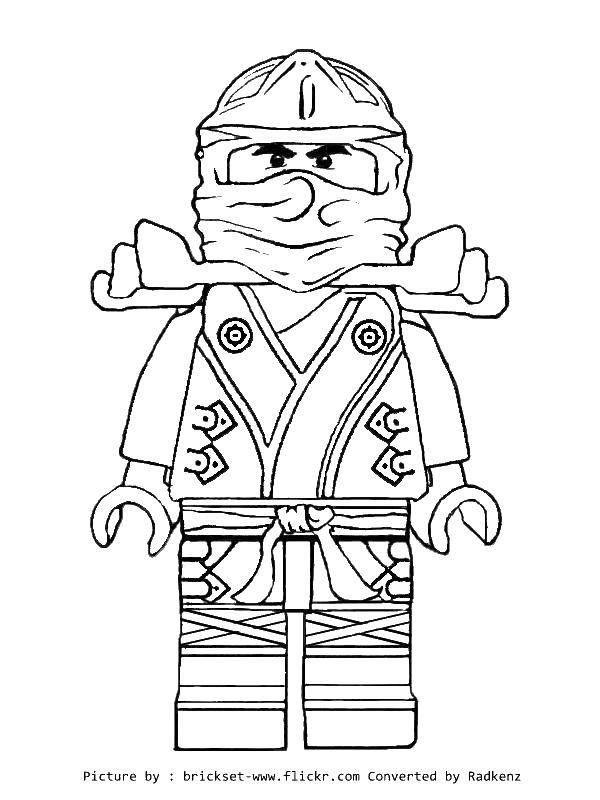 Coloring Ninja suit. Category ninja . Tags:  Ninja , designer, LEGO.