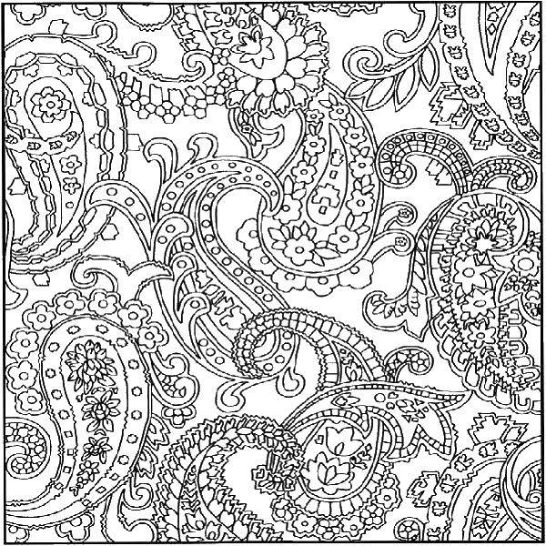 Coloring Folk pattern. Category With patterns. Tags:  Patterns, people, flowers.