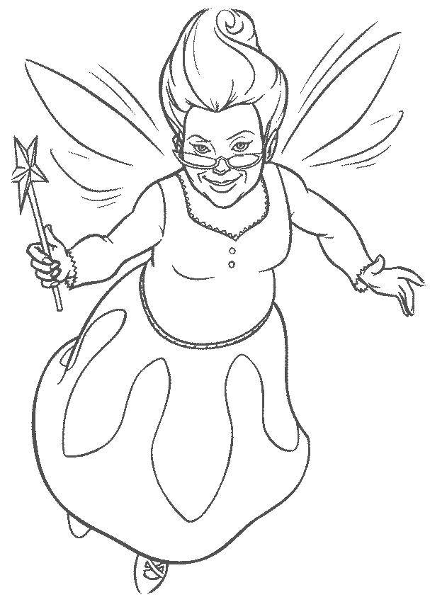 online coloring pages godmother coloring page fairy