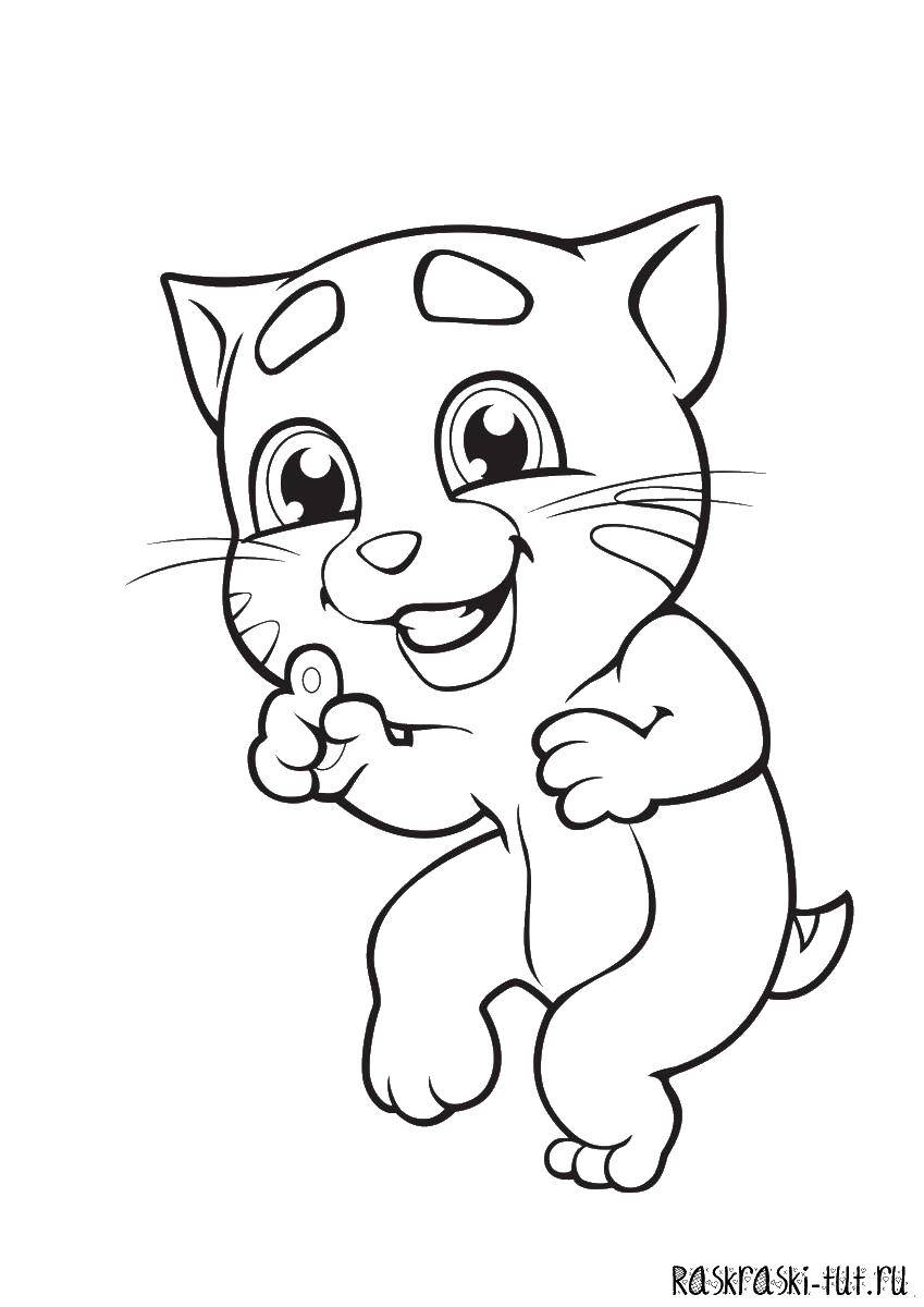 Coloring Little Tom. Category coloring. Tags:  games, Tom, cat.