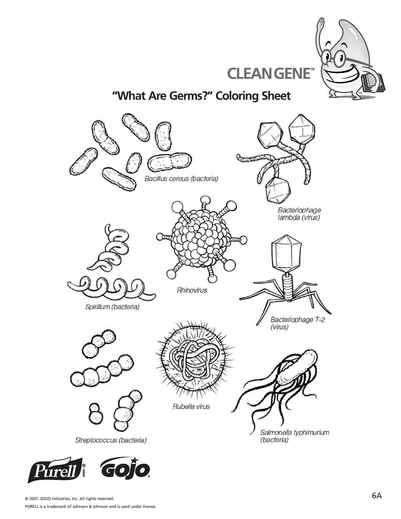 Coloring Different microbes. Category coloring. Tags:  macruby, dirt.