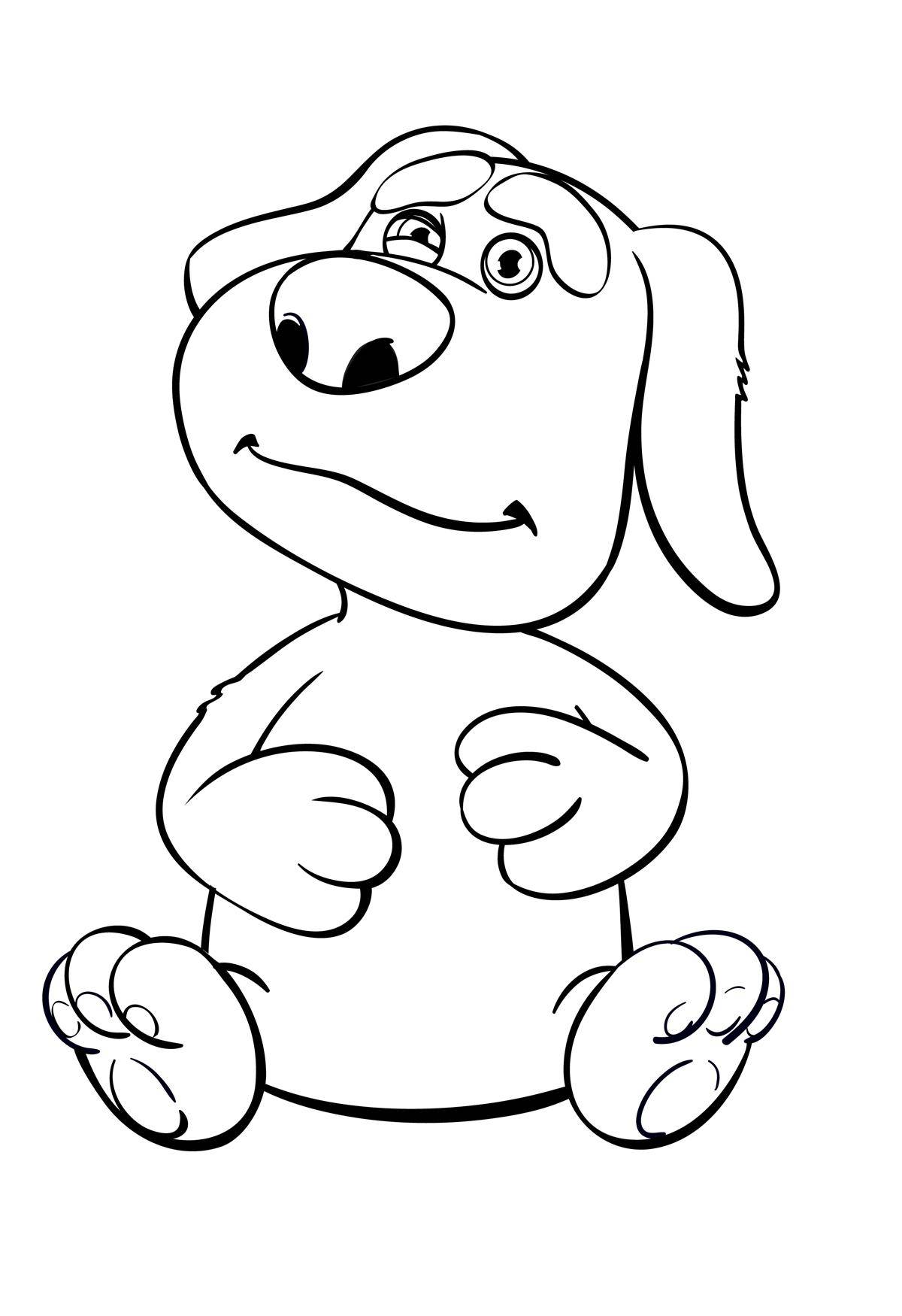 Coloring Dog Ben. Category coloring. Tags:  games, Tom, Ben, dog.