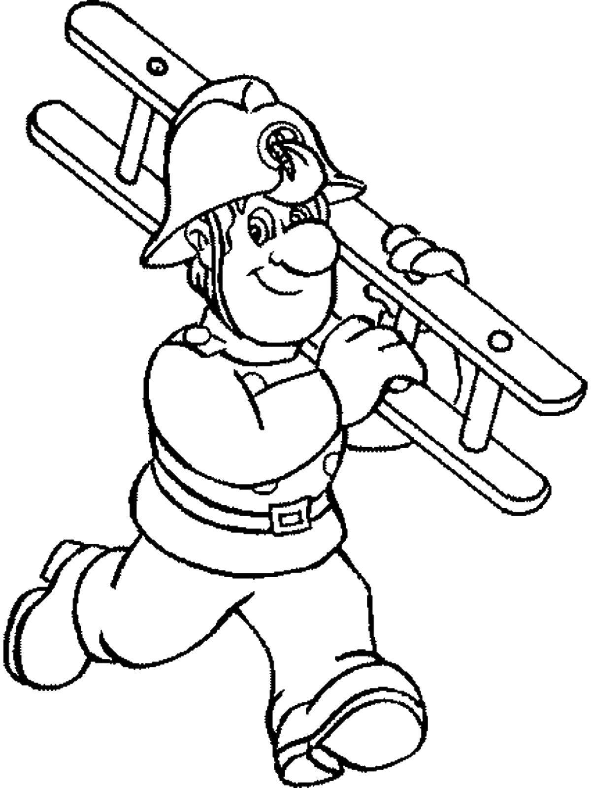 Colouring Pages: Ladder