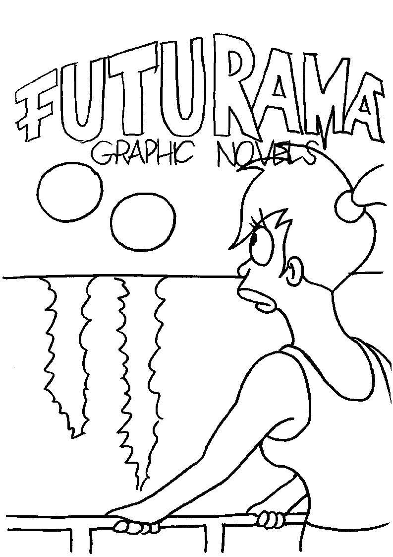 Coloring Futurama. Category Cartoon character. Tags:  Cartoon character.