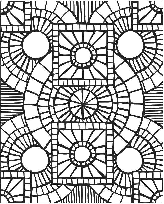 Coloring Patterns stained glass. Category stained glass. Tags:  stained glass, patterns.