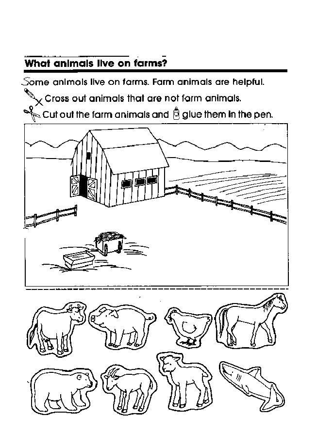 Название: Раскраска Какие животные живут на ферме?. Категория: ферма. Теги: ферма, звери, животные.