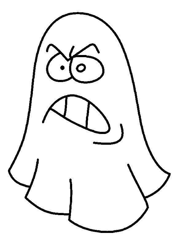 Coloring Ghost. Category Halloween. Tags:  Halloween, Ghost, Ghost.