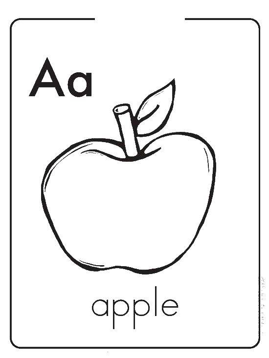 Coloring The English alphabet and. Category coloring. Tags:  English alphabet picture.
