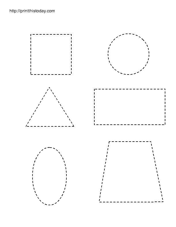 Coloring The contours. Category The outline for cutting. Tags:  shapes, contours, to cut.