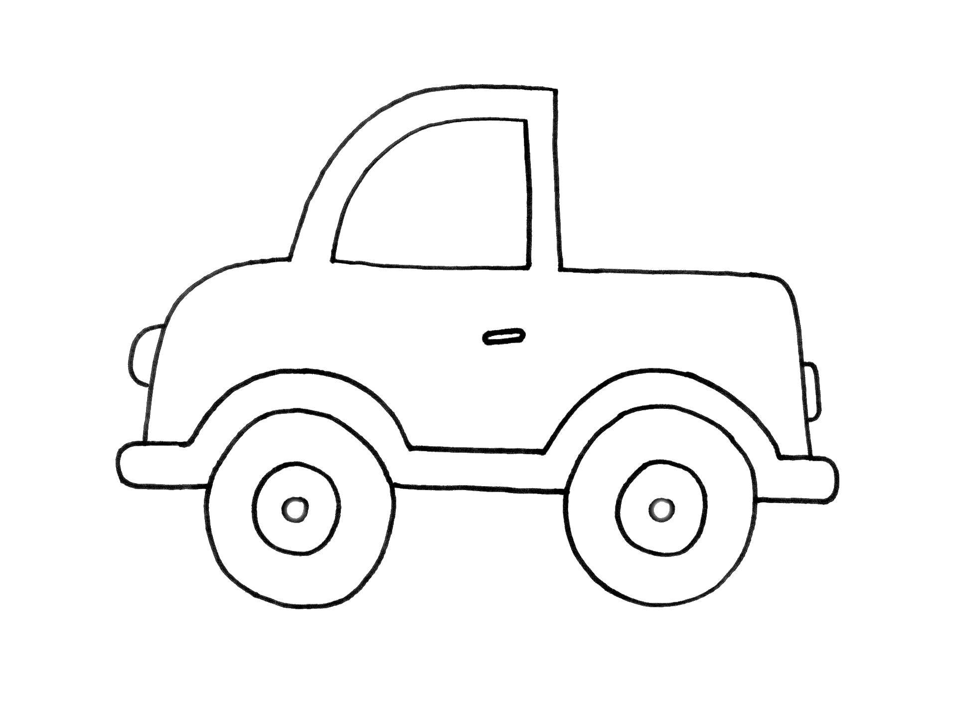 Coloring Pickup. Category machine . Tags:  cars, pickup.