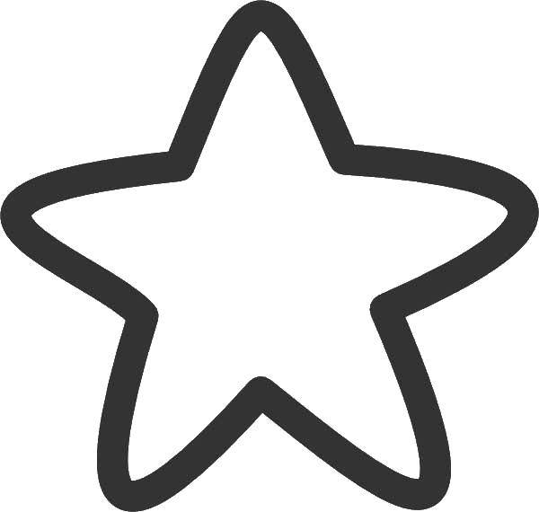 Coloring Star. Category coloring. Tags:  shape, shapes, star.