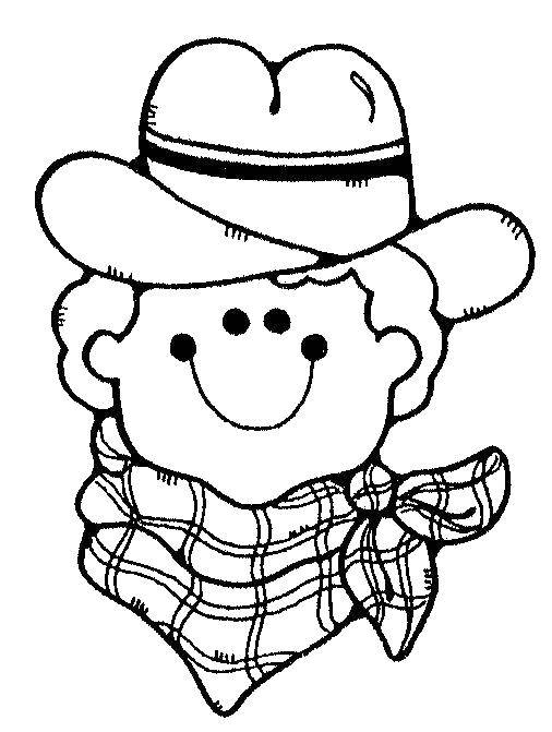 Coloring boy cowboy. Category farm. Tags:  farm, cowboy, farmer.