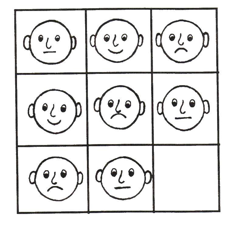 Coloring Doris faces on the model. Category mathematical coloring pages. Tags:  Math, counting, logic.