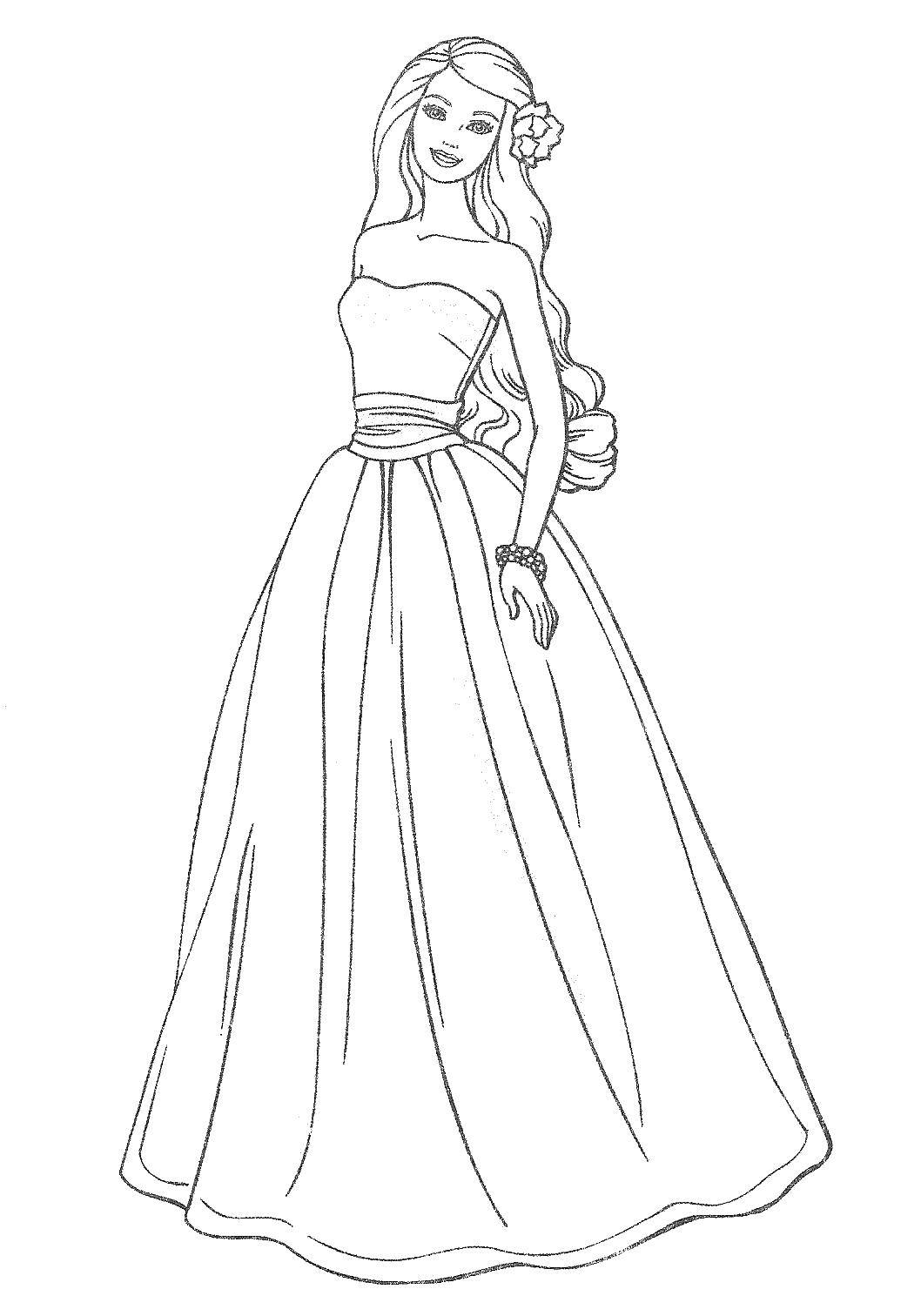 Coloring Guys in evening dress. Category Barbie . Tags:  Barbie dresses for girls.
