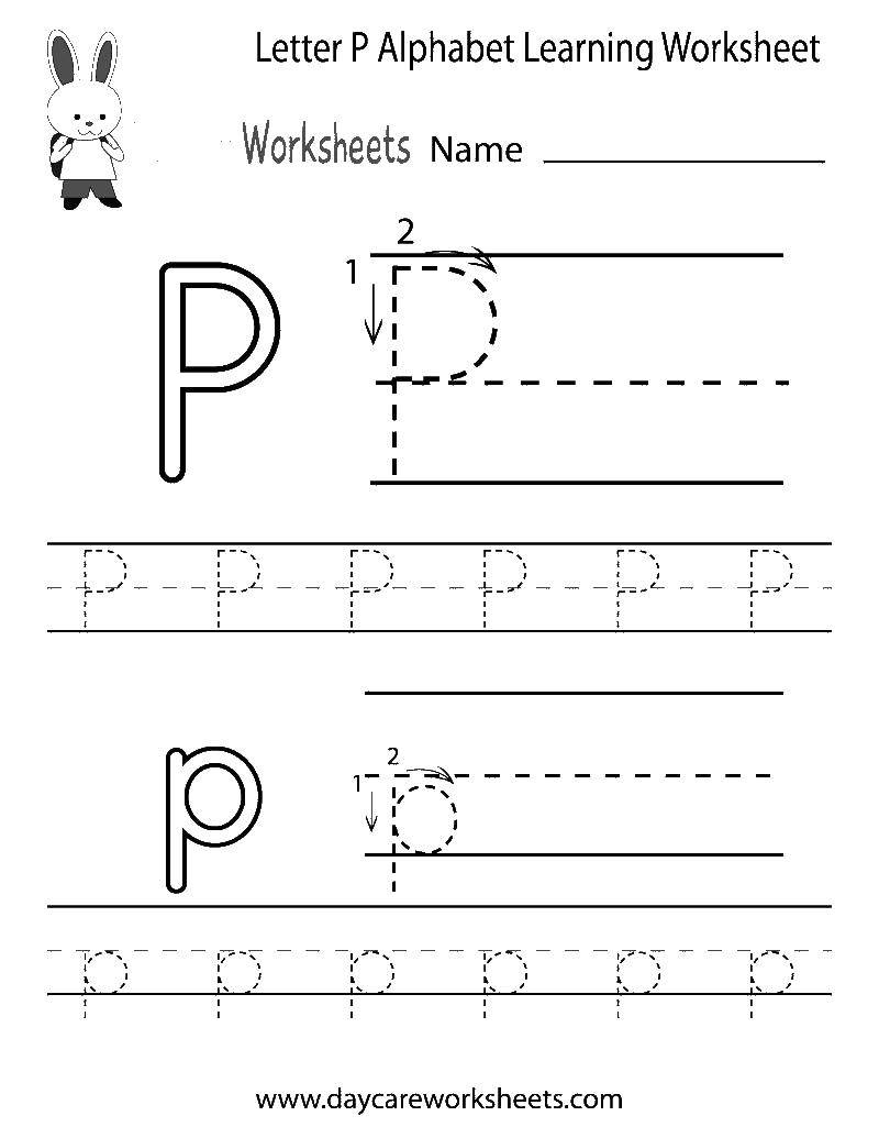 Coloring Learning to write the letter p. Category English worksheets. Tags:  letters, English alphabet, P.
