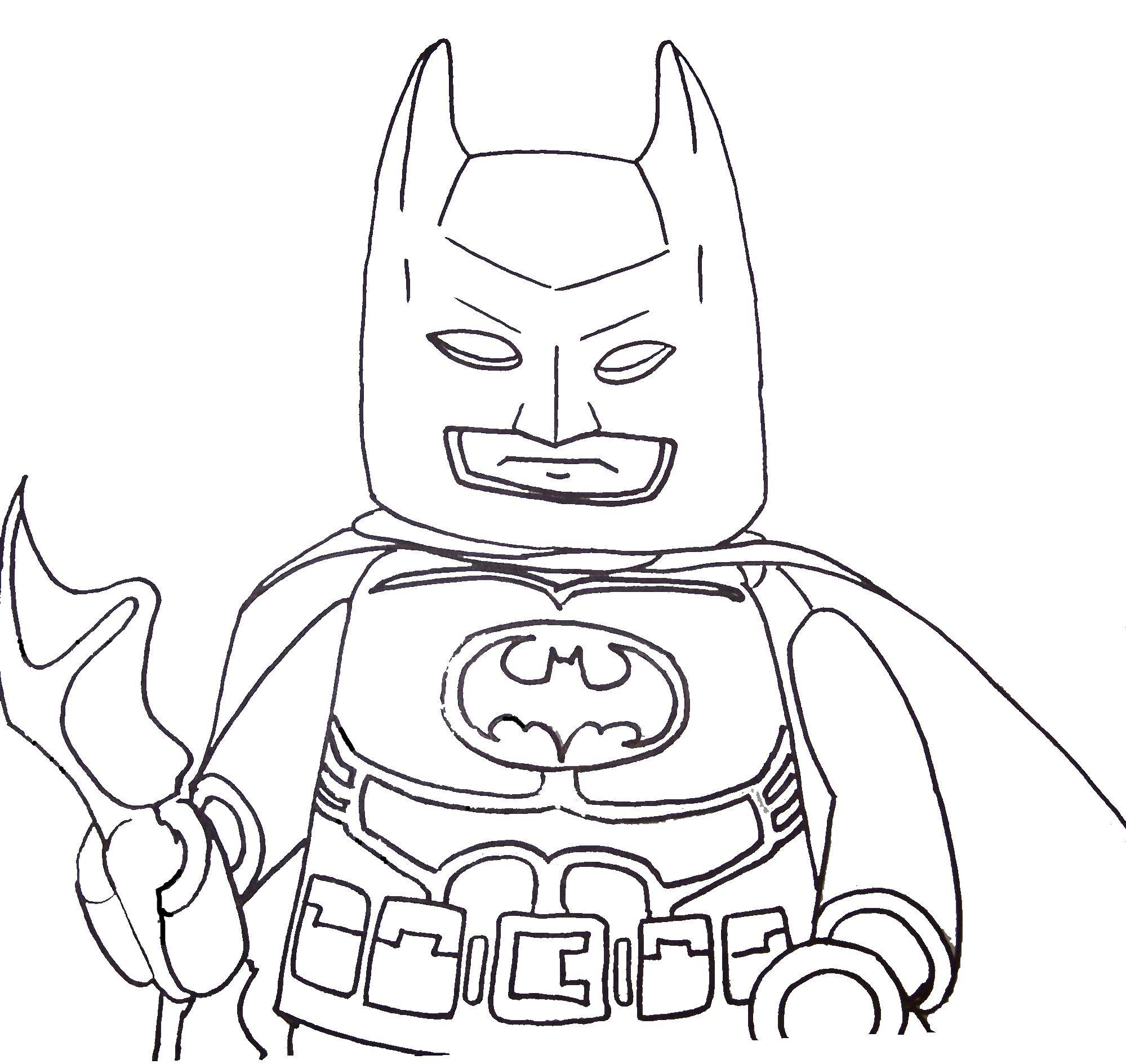 Coloring LEGO Batman: the videogame.. Category For boys . Tags:  LEGO, designer, Batman, for boys.